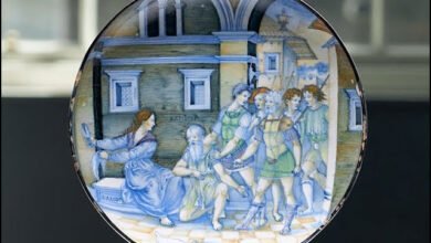 Photo of A small painting plate auctioned for Rs. 29 crore