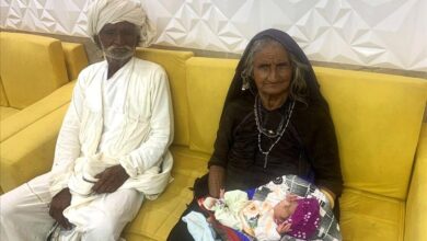 Photo of A 70-year-old woman has given birth in India