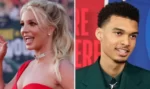 Britney Spears hit herself in the Face as Security For Victor Wembanyama Moved her Hand Away According to Police